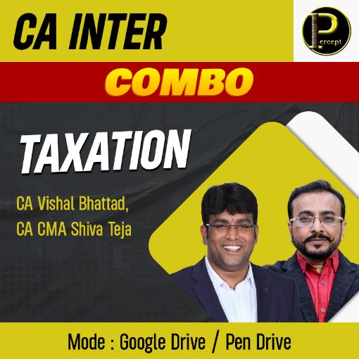 Picture of CA Inter Direct Tax By CA Shiva Teja sir and Indirect Tax(GST) By CA Vishal Bhattad