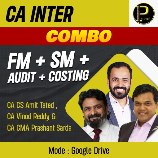 Picture of CA INTER  FM + SM + AUDIT +COSTING - NEW SYLLABUS