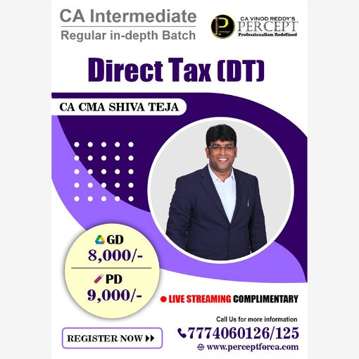 Picture of Income Tax (DT) By CA CMA Shiva Teja