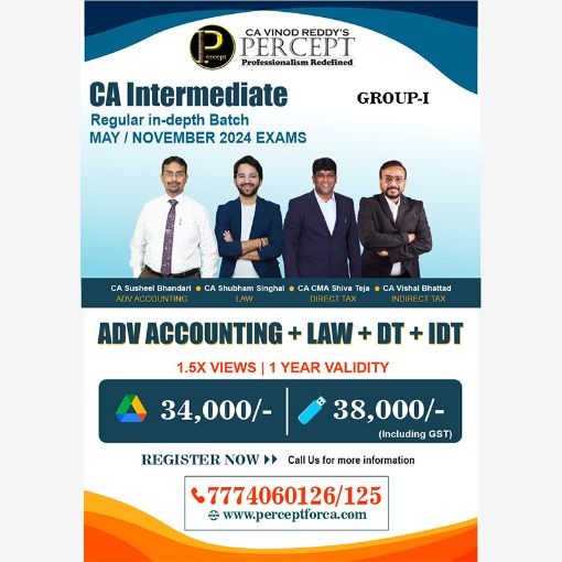 Picture of CA Inter Group 1 Combo - Nov 24 / May 25