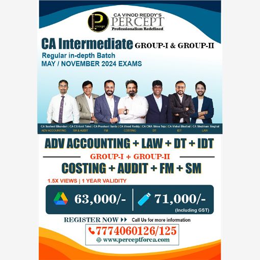 Picture of CA Inter Group 1 + Group 2 Combo - Nov 24 / May 25