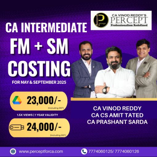 Picture of FM + SM + Costing by CA Prashant Sarda, CA CS Amit Tated  ,CA Vinod Reddy