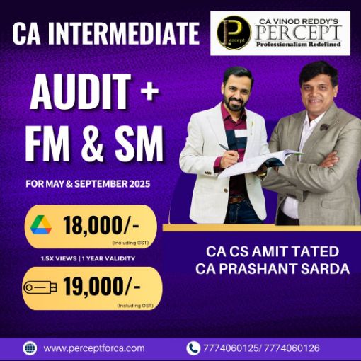 Picture of FM + AUDIT + SM  by CA Prashant Sarda, CA CS Amit Tated