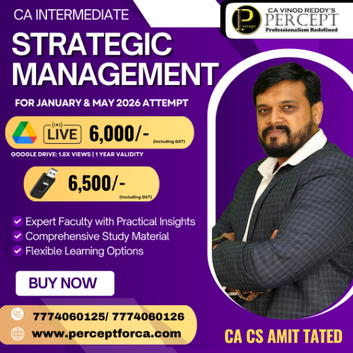 Picture of CA INTER SM FOR JANUARY & MAY 2026 BY CA AMIT TATED