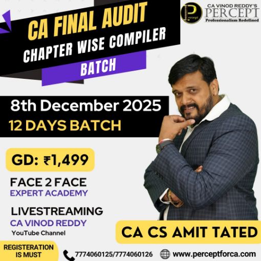Picture of CA FINAL AUDIT – CHAPTER WISE COMPILER BATCH BY CA AMIT TATED