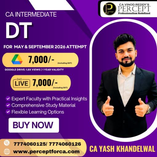 Picture of CA Inter Direct Tax By CA Yash Khandelwal