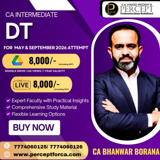 Picture of CA Inter Direct Tax By CA  Bhanwar Borana