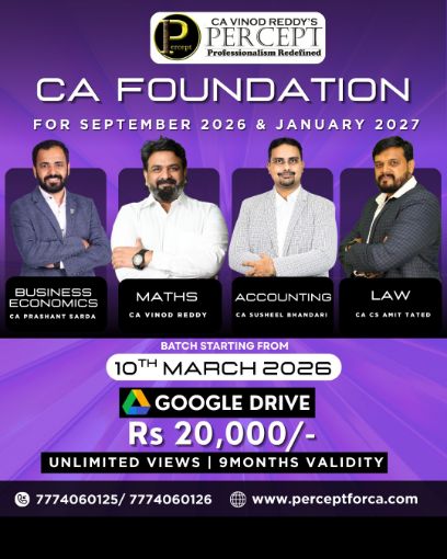 Picture of CA Foundation Combo For Sep 26 & Jan 27