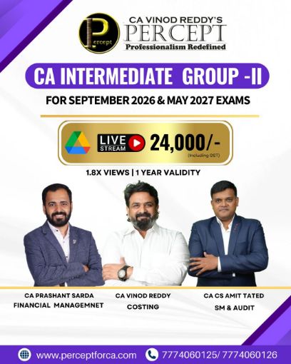 Picture of CA INTER GROUP 2 COMBO FOR SEPTEMBER 2026 ,JANUARY 2027 & MAY 2027