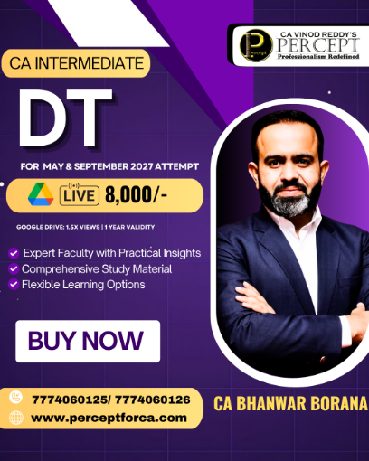 Picture of CA Inter Direct Tax By CA  Bhanwar Borana for May 27 / Sep 27